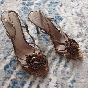 Nine West animal print shoes.
